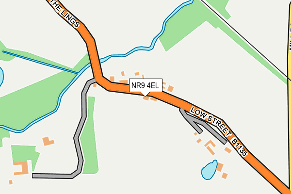 NR9 4EL map - OS OpenMap – Local (Ordnance Survey)