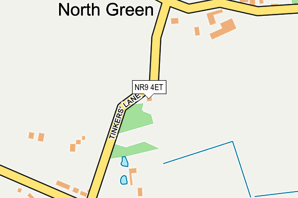 NR9 4ET map - OS OpenMap – Local (Ordnance Survey)