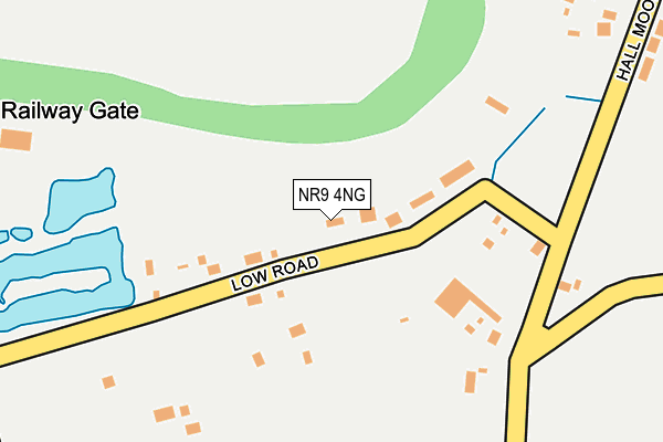 NR9 4NG map - OS OpenMap – Local (Ordnance Survey)