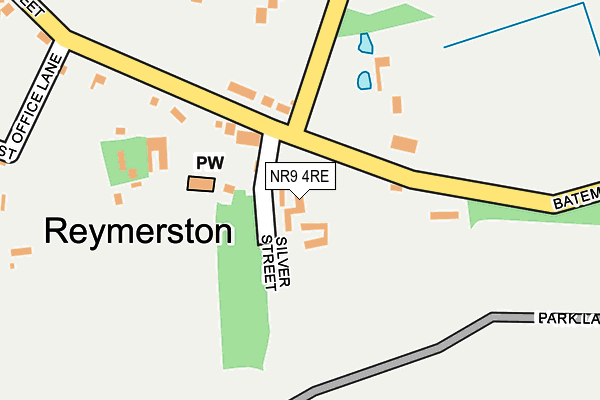 NR9 4RE map - OS OpenMap – Local (Ordnance Survey)