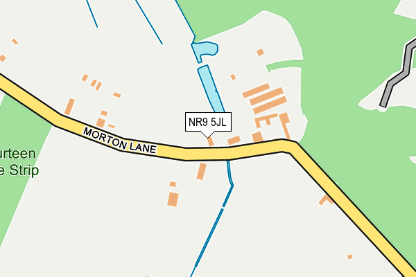 NR9 5JL map - OS OpenMap – Local (Ordnance Survey)