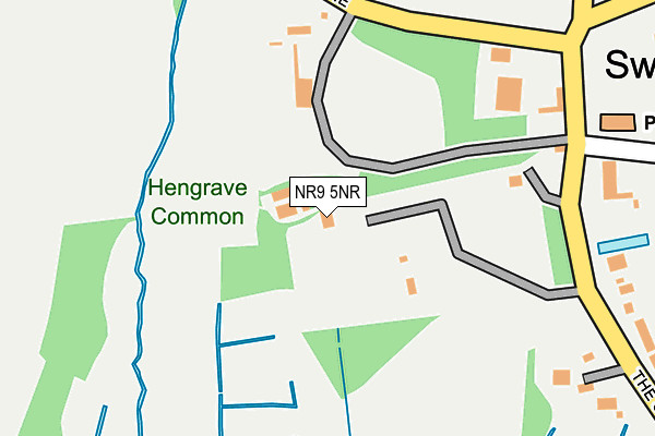 NR9 5NR map - OS OpenMap – Local (Ordnance Survey)