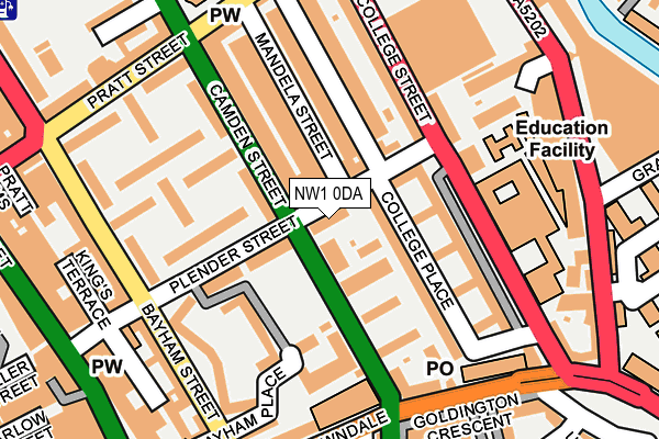 NW1 0DA map - OS OpenMap – Local (Ordnance Survey)