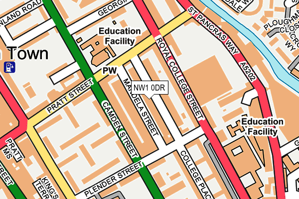 Map of ONTHEGREY LTD at local scale