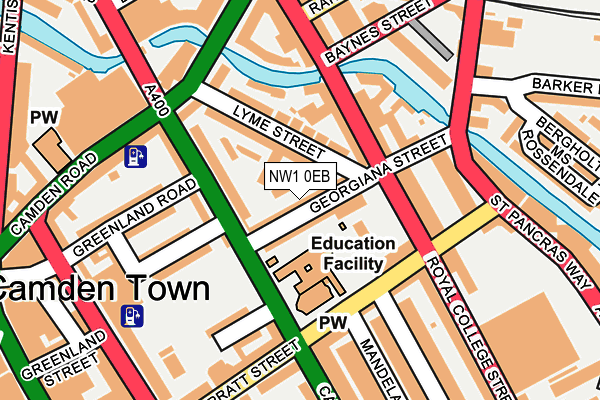 NW1 0EB map - OS OpenMap – Local (Ordnance Survey)