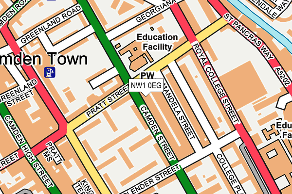 NW1 0EG map - OS OpenMap – Local (Ordnance Survey)
