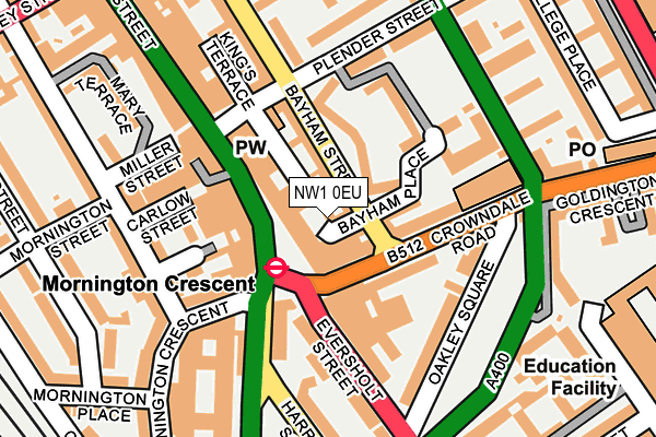 NW1 0EU map - OS OpenMap – Local (Ordnance Survey)