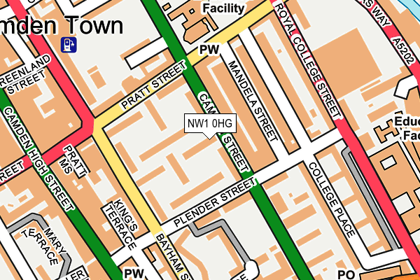 NW1 0HG map - OS OpenMap – Local (Ordnance Survey)