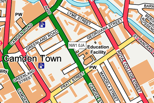 NW1 0JA map - OS OpenMap – Local (Ordnance Survey)