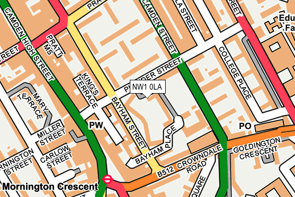 NW1 0LA map - OS OpenMap – Local (Ordnance Survey)