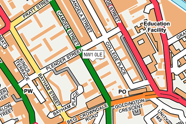 NW1 0LE map - OS OpenMap – Local (Ordnance Survey)