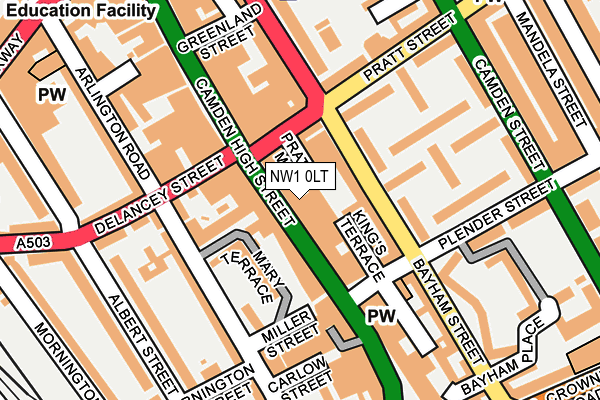 NW1 0LT map - OS OpenMap – Local (Ordnance Survey)