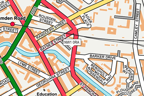 NW1 0RA map - OS OpenMap – Local (Ordnance Survey)