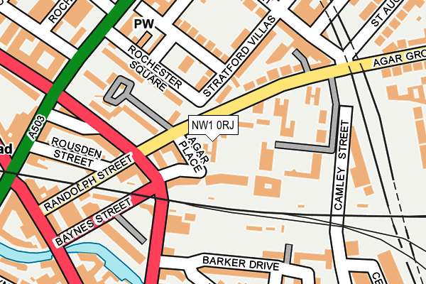 NW1 0RJ map - OS OpenMap – Local (Ordnance Survey)