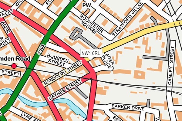 NW1 0RL map - OS OpenMap – Local (Ordnance Survey)