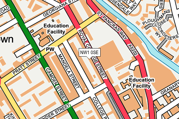 NW1 0SE map - OS OpenMap – Local (Ordnance Survey)