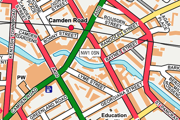 NW1 0SN map - OS OpenMap – Local (Ordnance Survey)