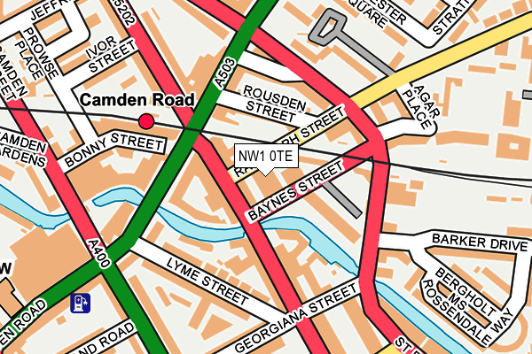 NW1 0TE map - OS OpenMap – Local (Ordnance Survey)
