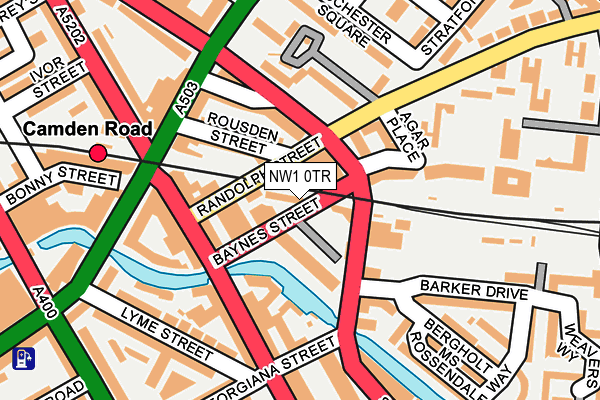 NW1 0TR map - OS OpenMap – Local (Ordnance Survey)