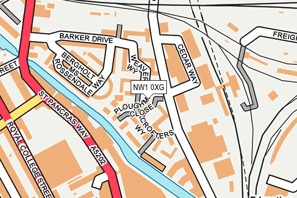NW1 0XG map - OS OpenMap – Local (Ordnance Survey)
