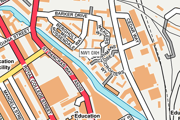 NW1 0XH map - OS OpenMap – Local (Ordnance Survey)