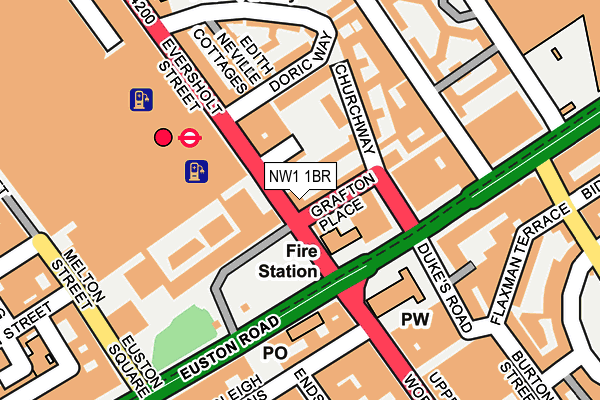 NW1 1BR map - OS OpenMap – Local (Ordnance Survey)