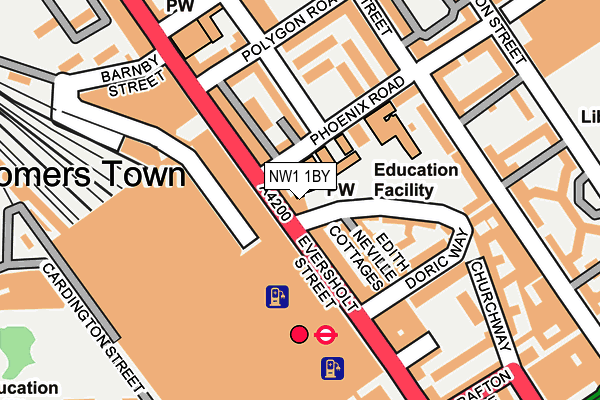 NW1 1BY map - OS OpenMap – Local (Ordnance Survey)