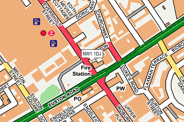 NW1 1DJ map - OS OpenMap – Local (Ordnance Survey)