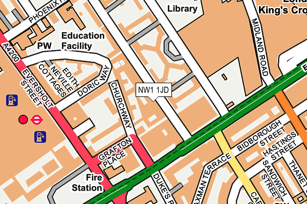 Map of D&S STUDENT SERVICES LTD at local scale