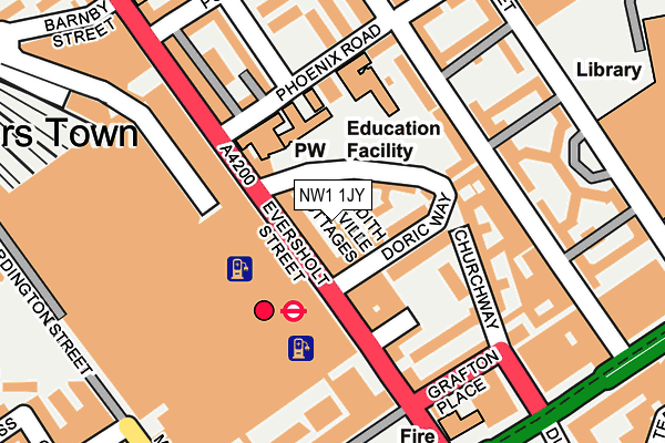 NW1 1JY map - OS OpenMap – Local (Ordnance Survey)