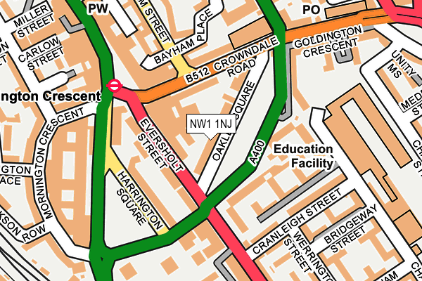 NW1 1NJ map - OS OpenMap – Local (Ordnance Survey)