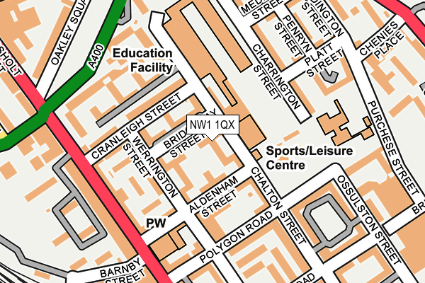 NW1 1QX map - OS OpenMap – Local (Ordnance Survey)