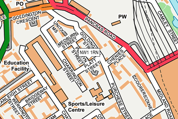 NW1 1RN map - OS OpenMap – Local (Ordnance Survey)