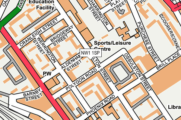 NW1 1SP map - OS OpenMap – Local (Ordnance Survey)