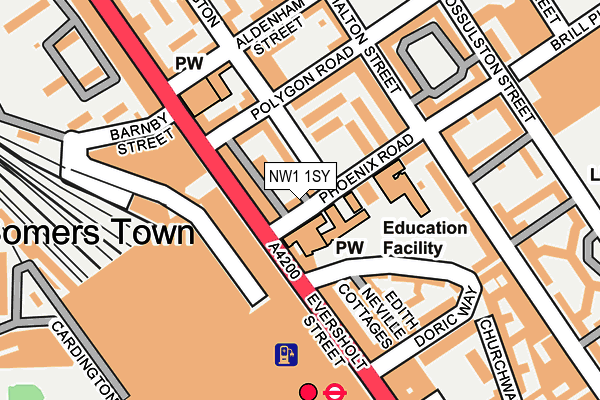 NW1 1SY map - OS OpenMap – Local (Ordnance Survey)