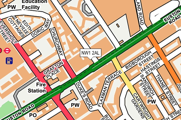 NW1 2AL map - OS OpenMap – Local (Ordnance Survey)
