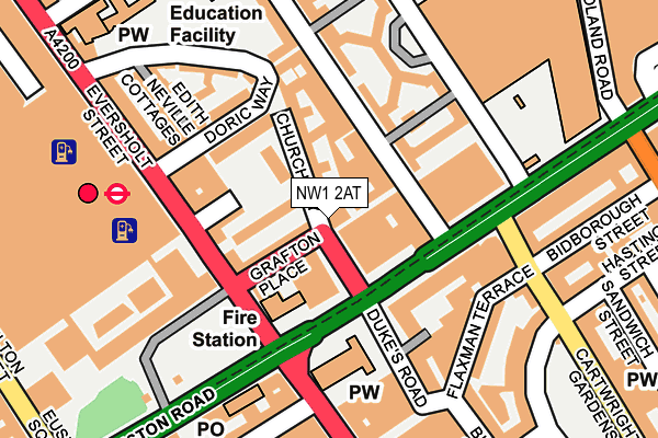 NW1 2AT map - OS OpenMap – Local (Ordnance Survey)