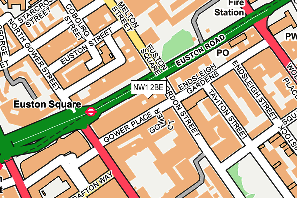 NW1 2BE map - OS OpenMap – Local (Ordnance Survey)