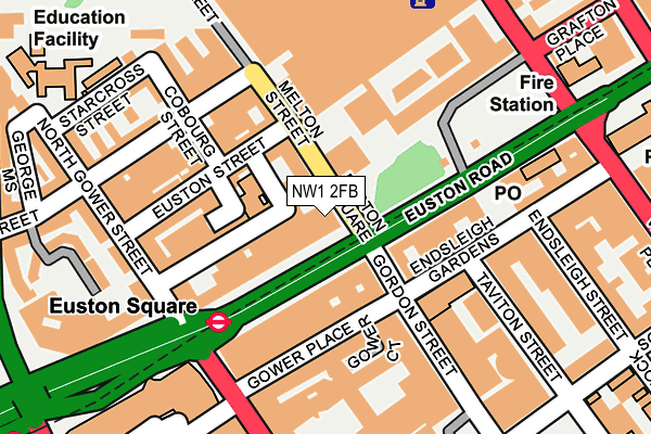 NW1 2FB map - OS OpenMap – Local (Ordnance Survey)