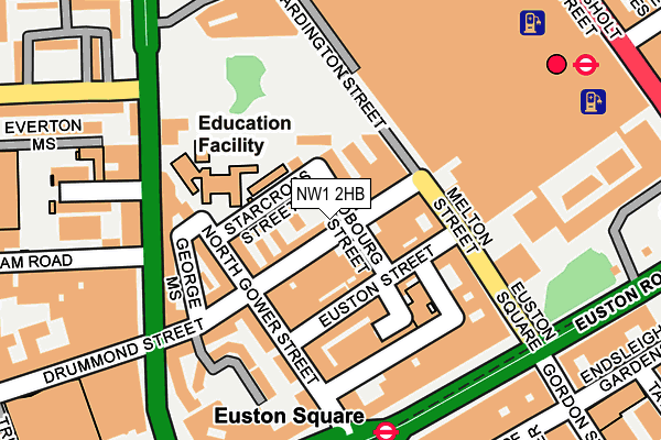 NW1 2HB map - OS OpenMap – Local (Ordnance Survey)