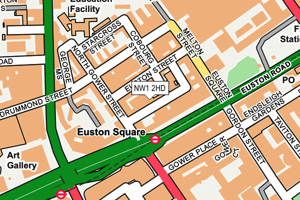 NW1 2HD map - OS OpenMap – Local (Ordnance Survey)