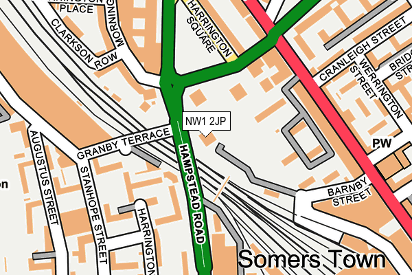 NW1 2JP map - OS OpenMap – Local (Ordnance Survey)