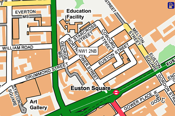 Map of HODGE JONES & ALLEN SOLICITORS LIMITED at local scale
