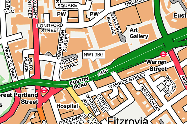 Map of FITZROVIA FINANCE SECURITY LTD. at local scale