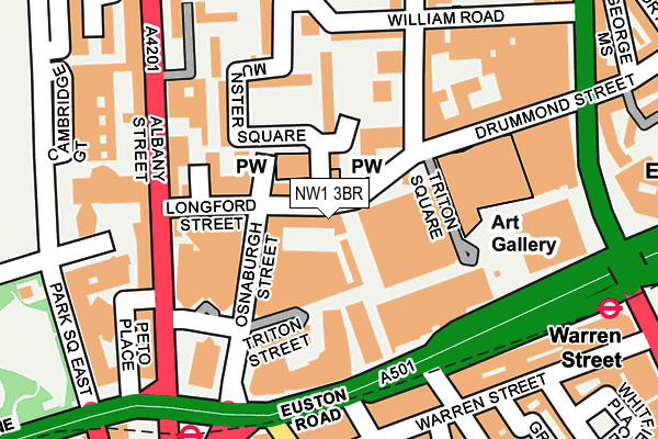 NW1 3BR map - OS OpenMap – Local (Ordnance Survey)
