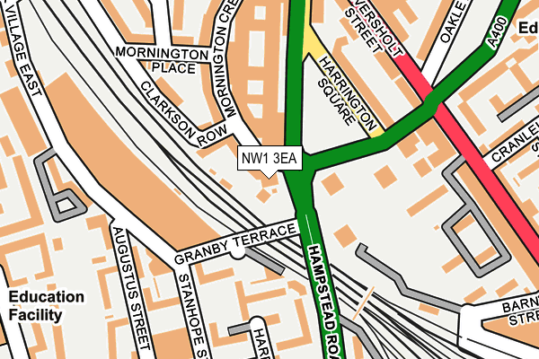 NW1 3EA map - OS OpenMap – Local (Ordnance Survey)