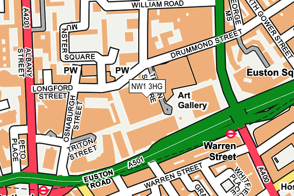 NW1 3HG map - OS OpenMap – Local (Ordnance Survey)