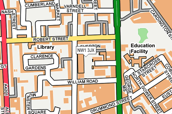 NW1 3JX map - OS OpenMap – Local (Ordnance Survey)