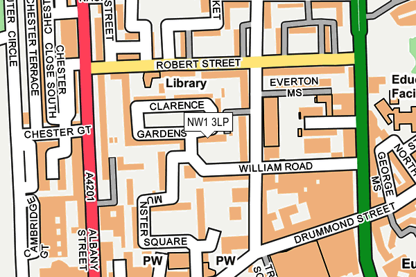 NW1 3LP map - OS OpenMap – Local (Ordnance Survey)