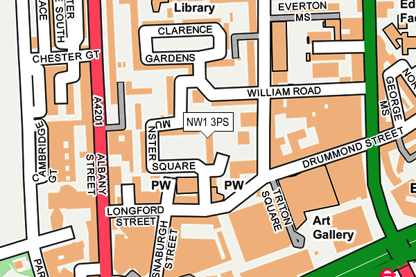 NW1 3PS map - OS OpenMap – Local (Ordnance Survey)